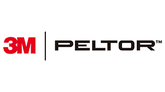 The image shows the 3M logo in red, followed by a vertical line and the word PELTOR in black font.