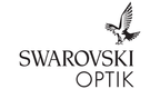 Logo of Swarovski Optik featuring a stylized bird perched on the letter K in Optik. The brand name Swarovski Optik is in bold black letters.