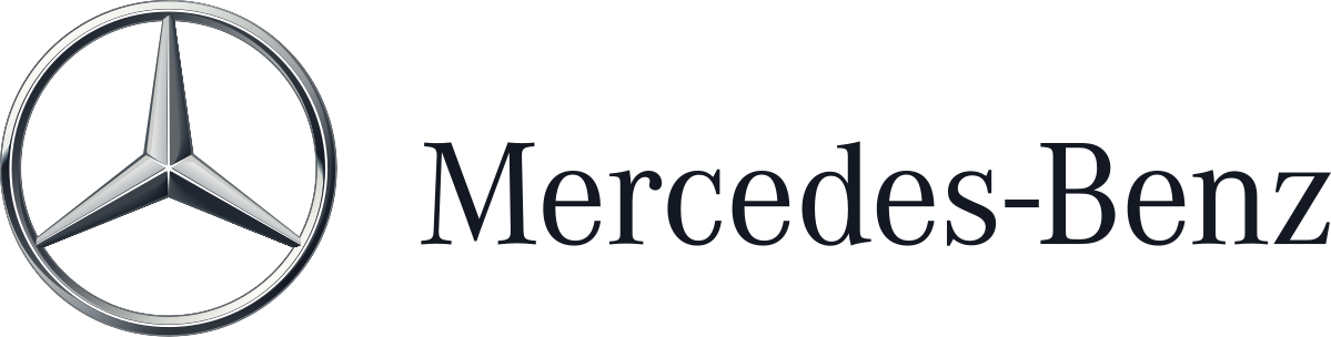 The image features the Mercedes-Benz logo, consisting of a three-pointed star within a circle, accompanied by the brand name Mercedes-Benz in a sleek, professional font.