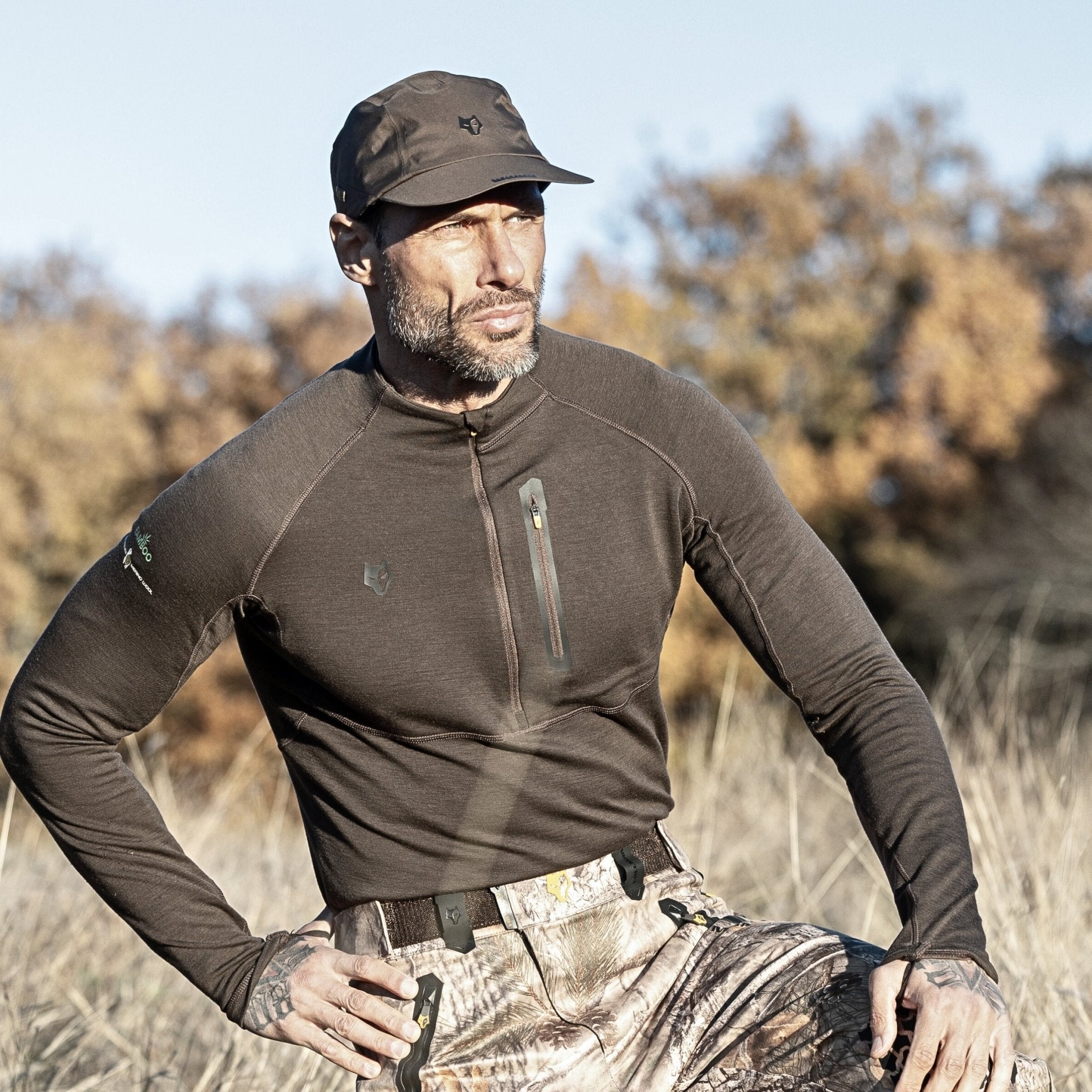 best_2BL Merino Wool Base Layer - Hunting Long Sleeve Thermal T-shirt_2025_top - mens_womens_gear_hillman