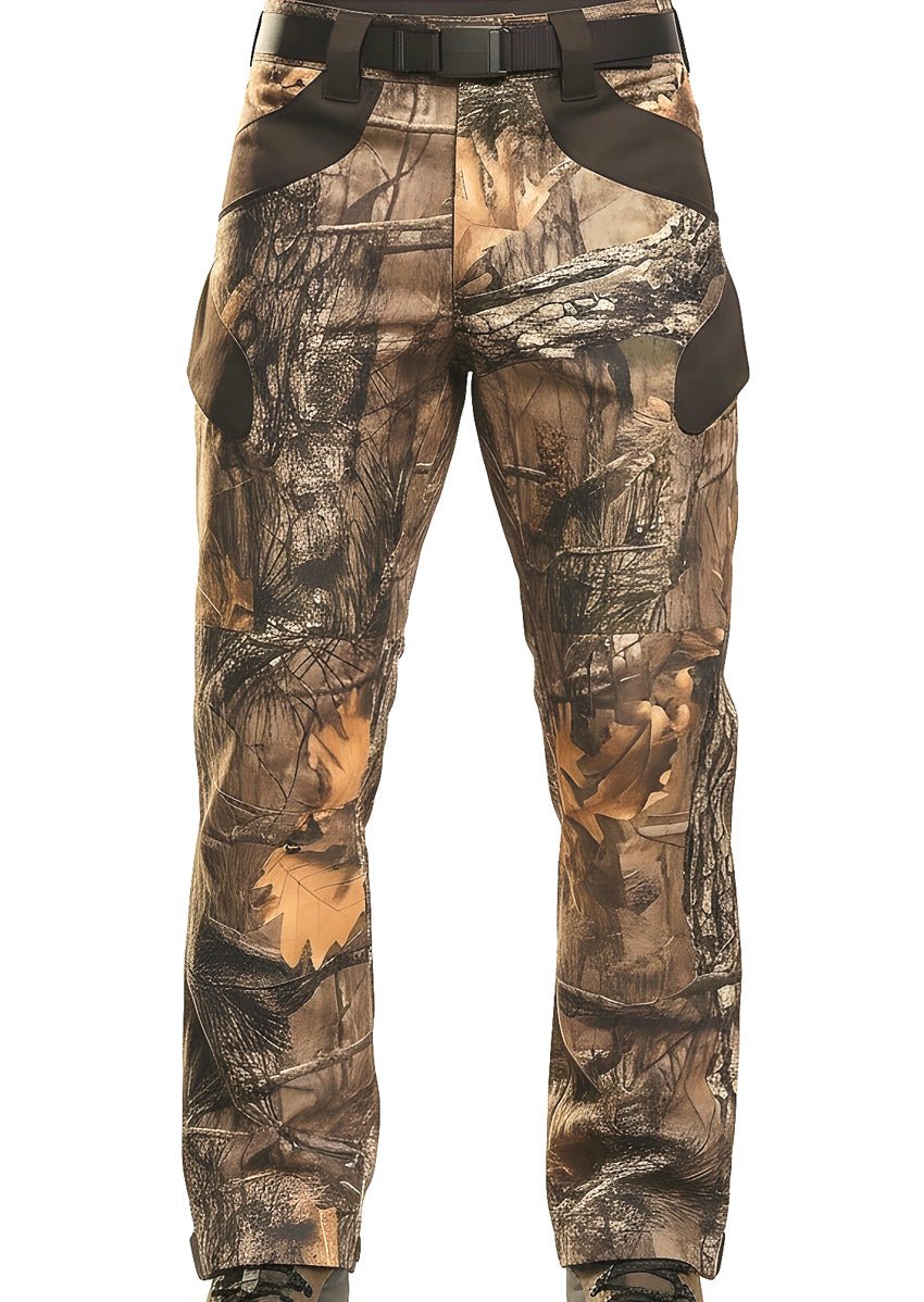 SEA BARRIER EXTRA Men's Lightweight Cotton Camo Cargo Pants – Sizes 3XL To 7XL, Comfort Fit