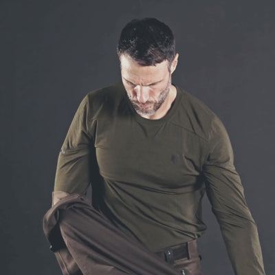 bamboo long sleeve hunting t-shirt - Ultralight All-Season Base Layer