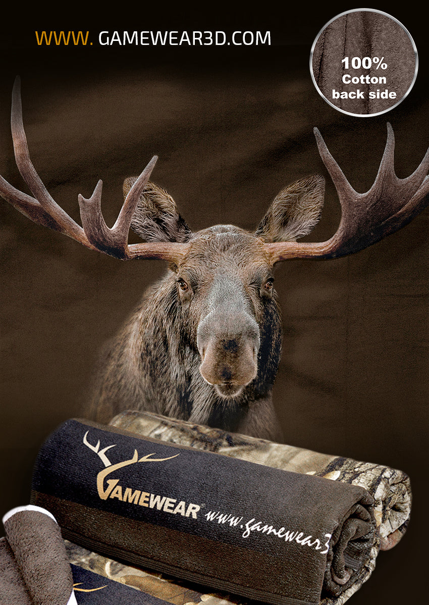 70x140cm Towel Moose | Hillman Hunting