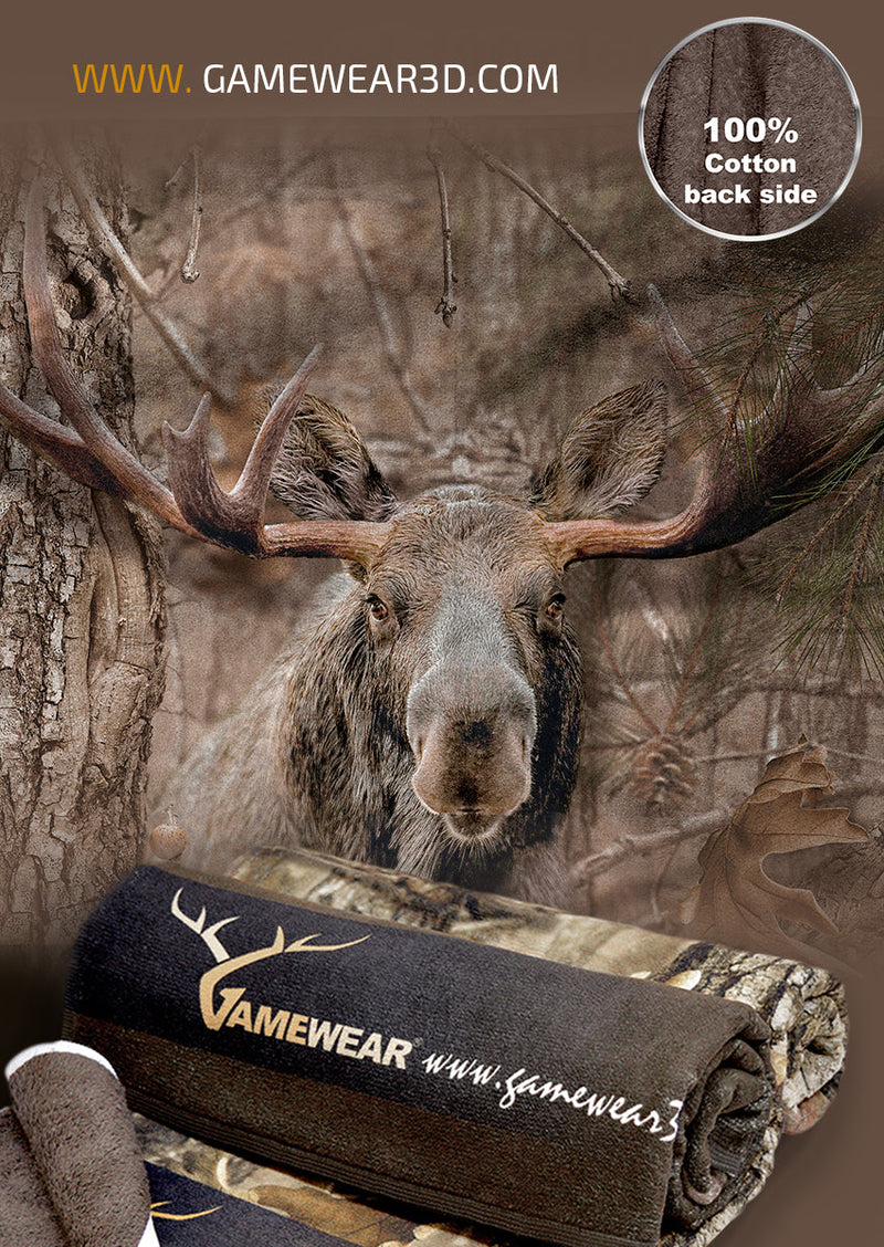 30x50cm Towel Moose | Hillman Hunting