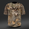 T-shirt Red Deer DGT cotton Short Sleeve